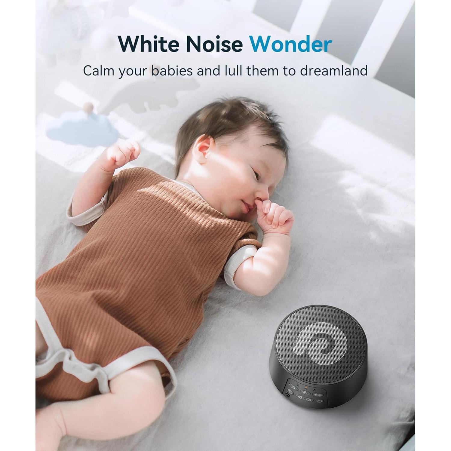 Máquina de Ruido Blanco Dreamegg D3 Pro - Sonidos Naturales y Ventilador