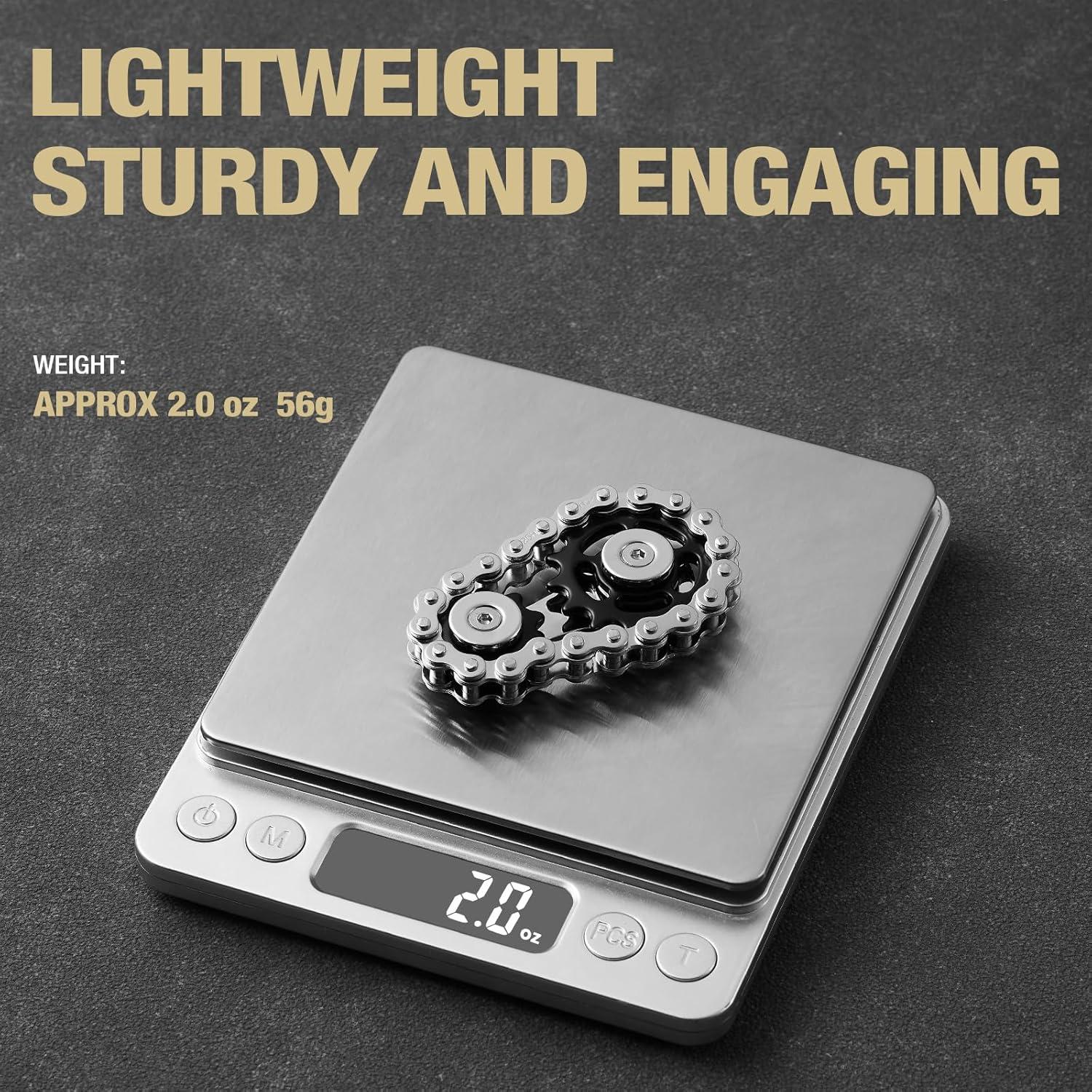 Cadena Fidget de Metal Yagnie para Alivio de Estrés - Negro