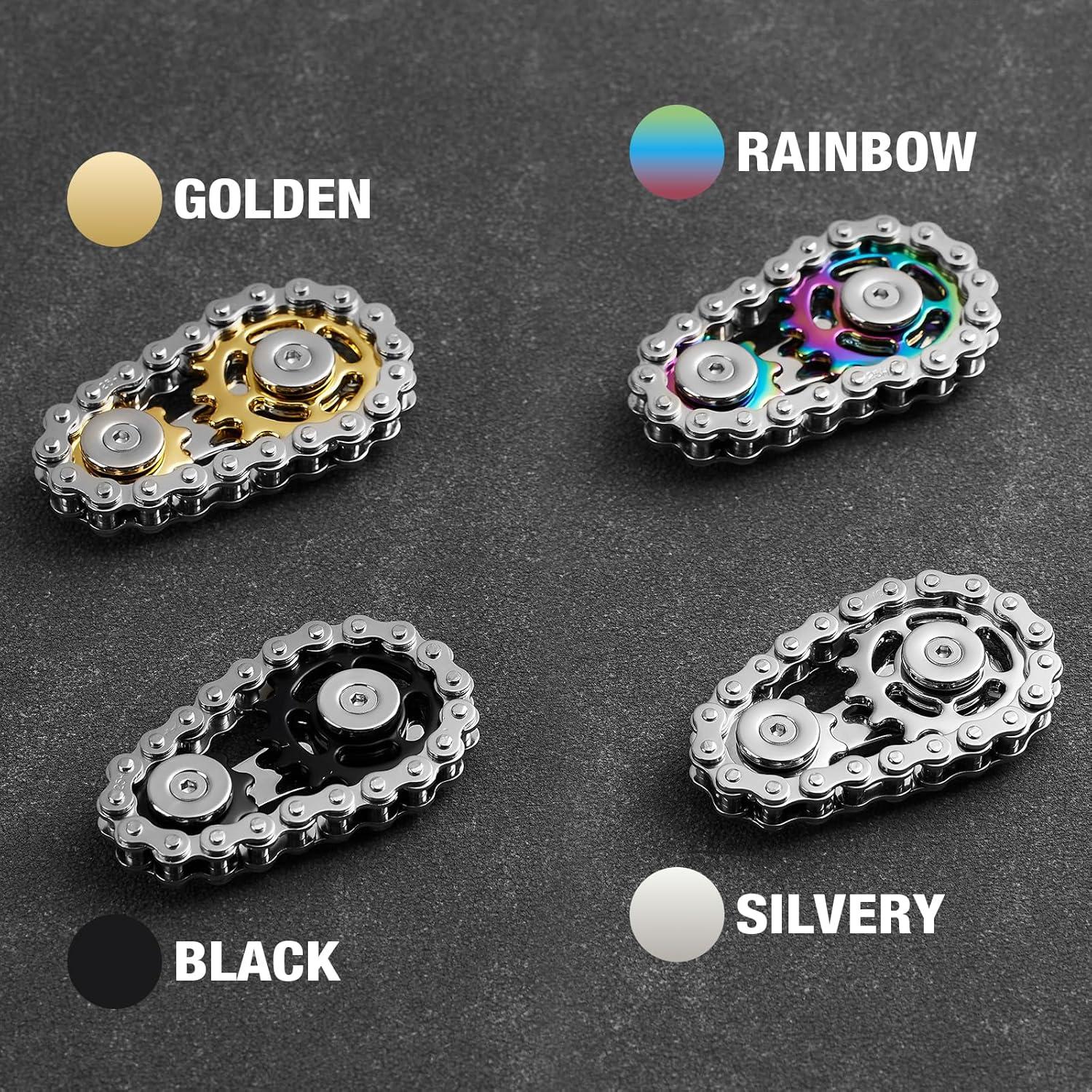 Cadena Fidget de Metal Yagnie para Alivio de Estrés - Negro