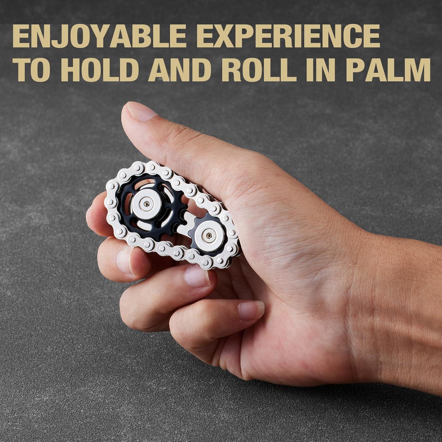 Cadena Fidget de Metal Yagnie para Alivio de Estrés - Negro