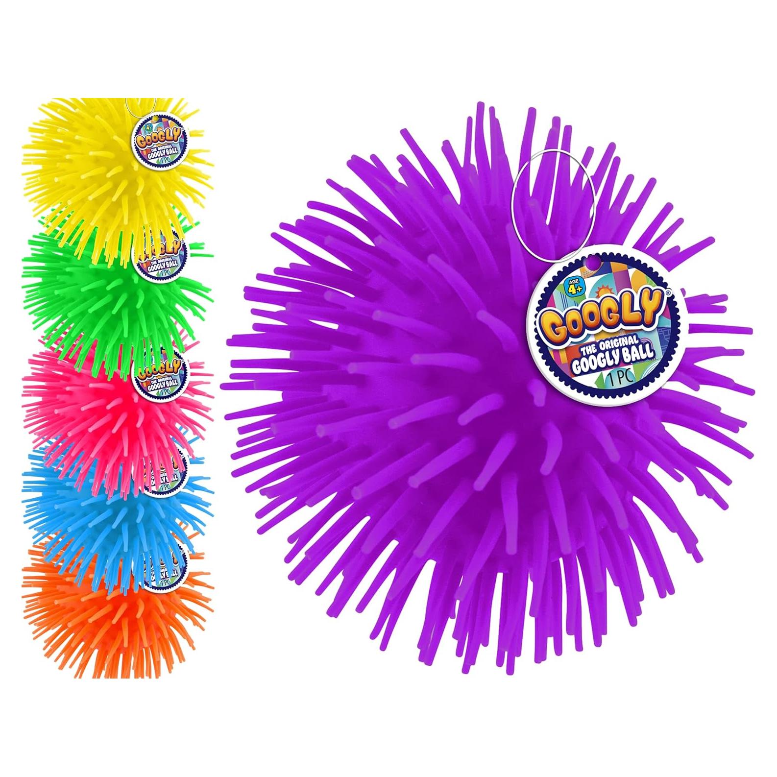 Bola Antiestrés Puffer Googly JA-RU - 1 Unidad Colorida