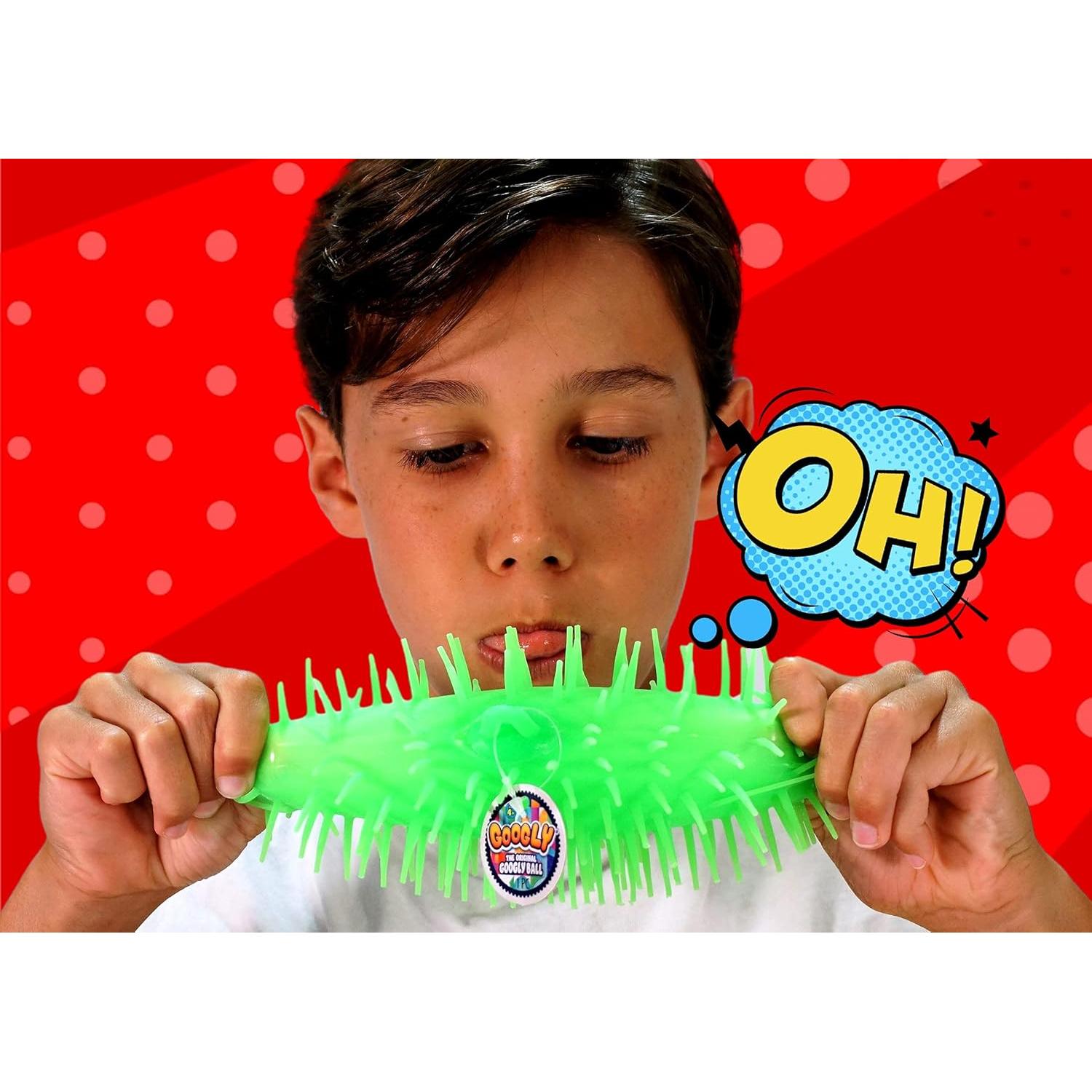 Bola Antiestrés Puffer Googly JA-RU - 1 Unidad Colorida