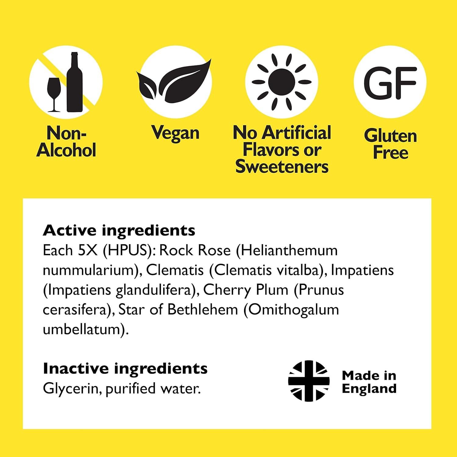 Bach Rescue Remedy Gotas 10 mL - Alivio Natural del Estrés