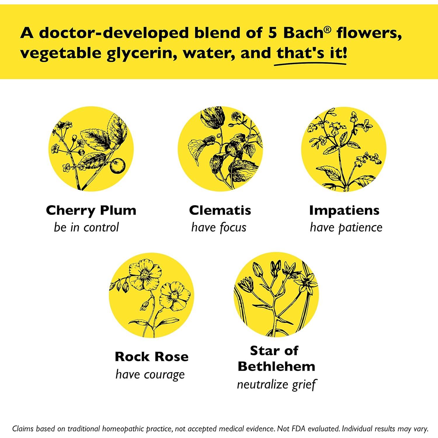 Bach Rescue Remedy Gotas 10 mL - Alivio Natural del Estrés