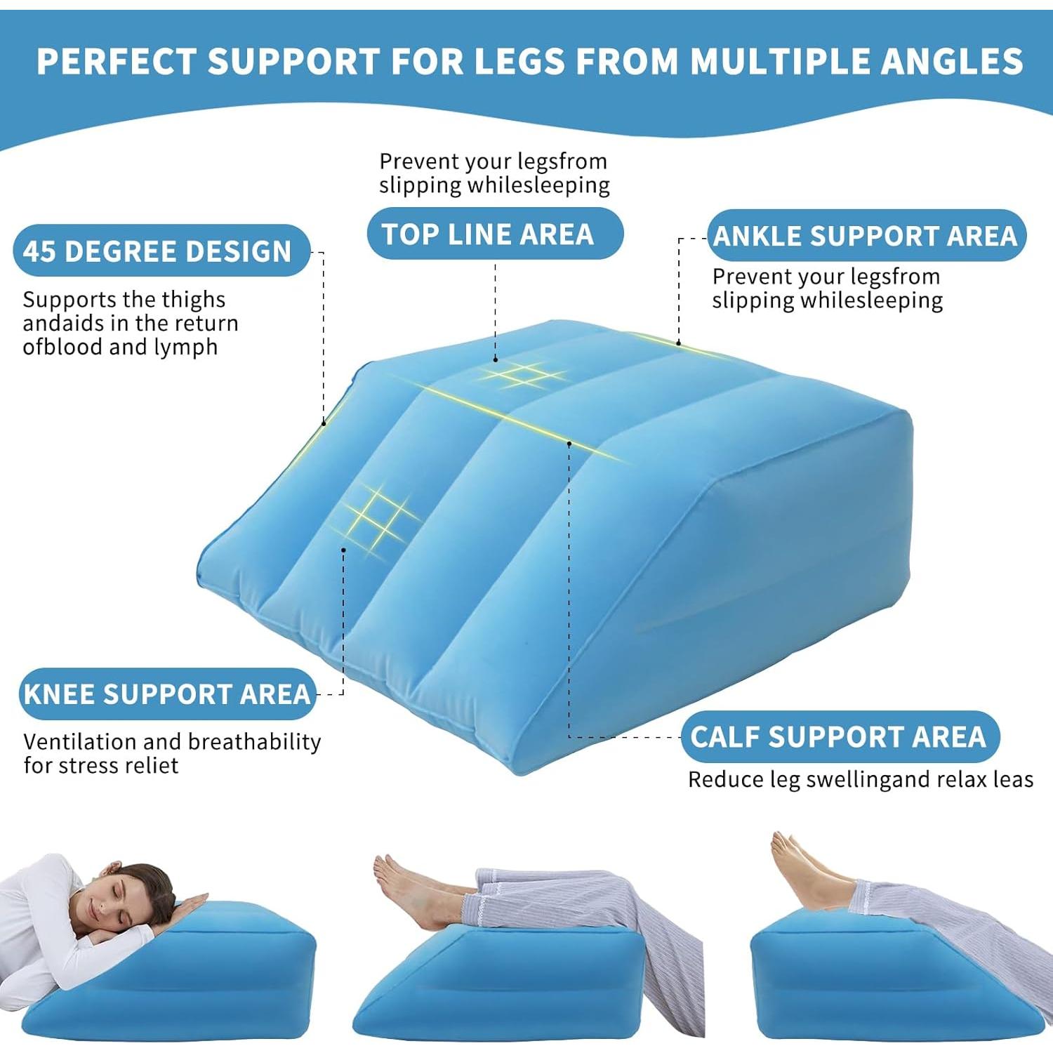 Cuña Inflable para Elevación de Piernas TC LAMROBAM 56.9x61cm