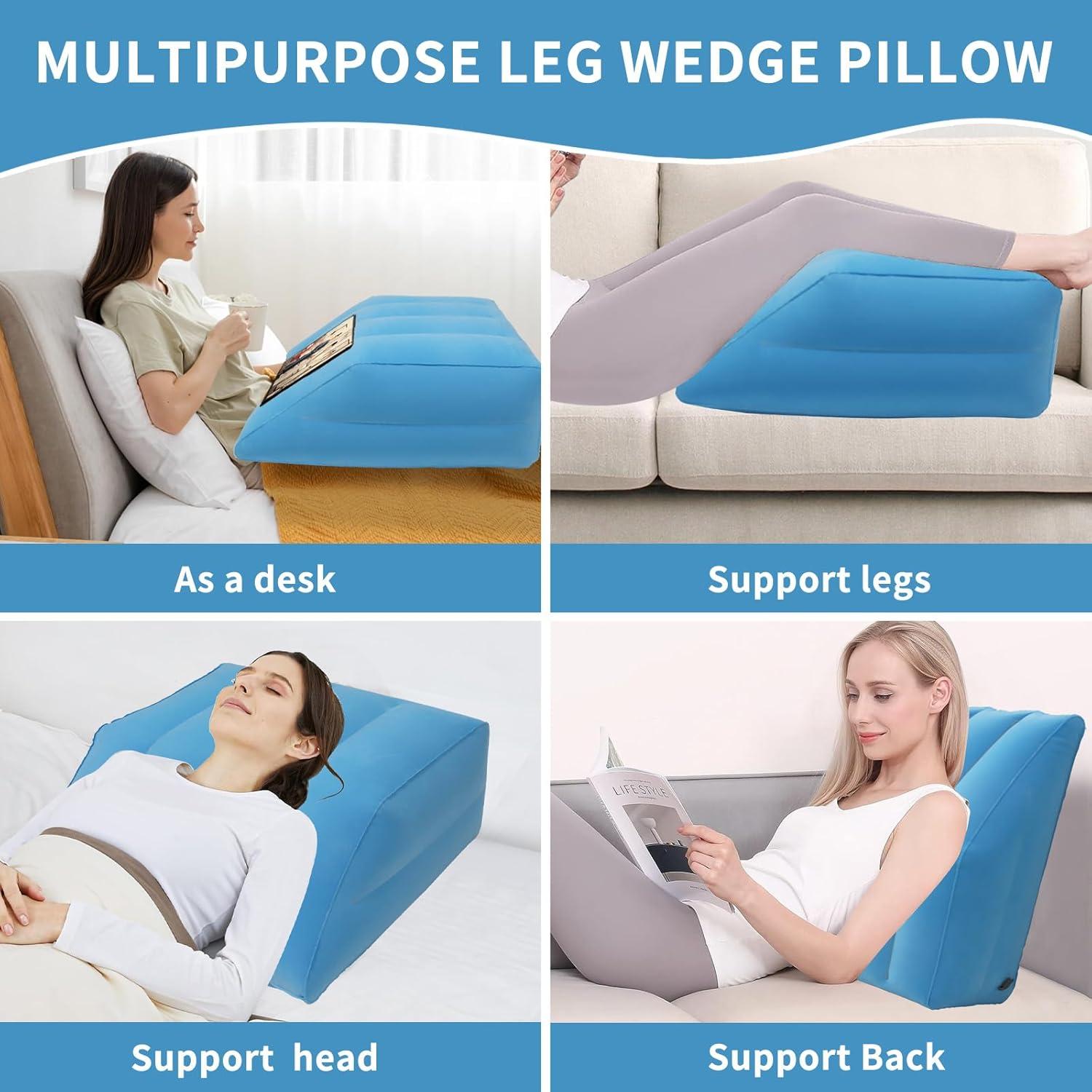 Cuña Inflable para Elevación de Piernas TC LAMROBAM 56.9x61cm