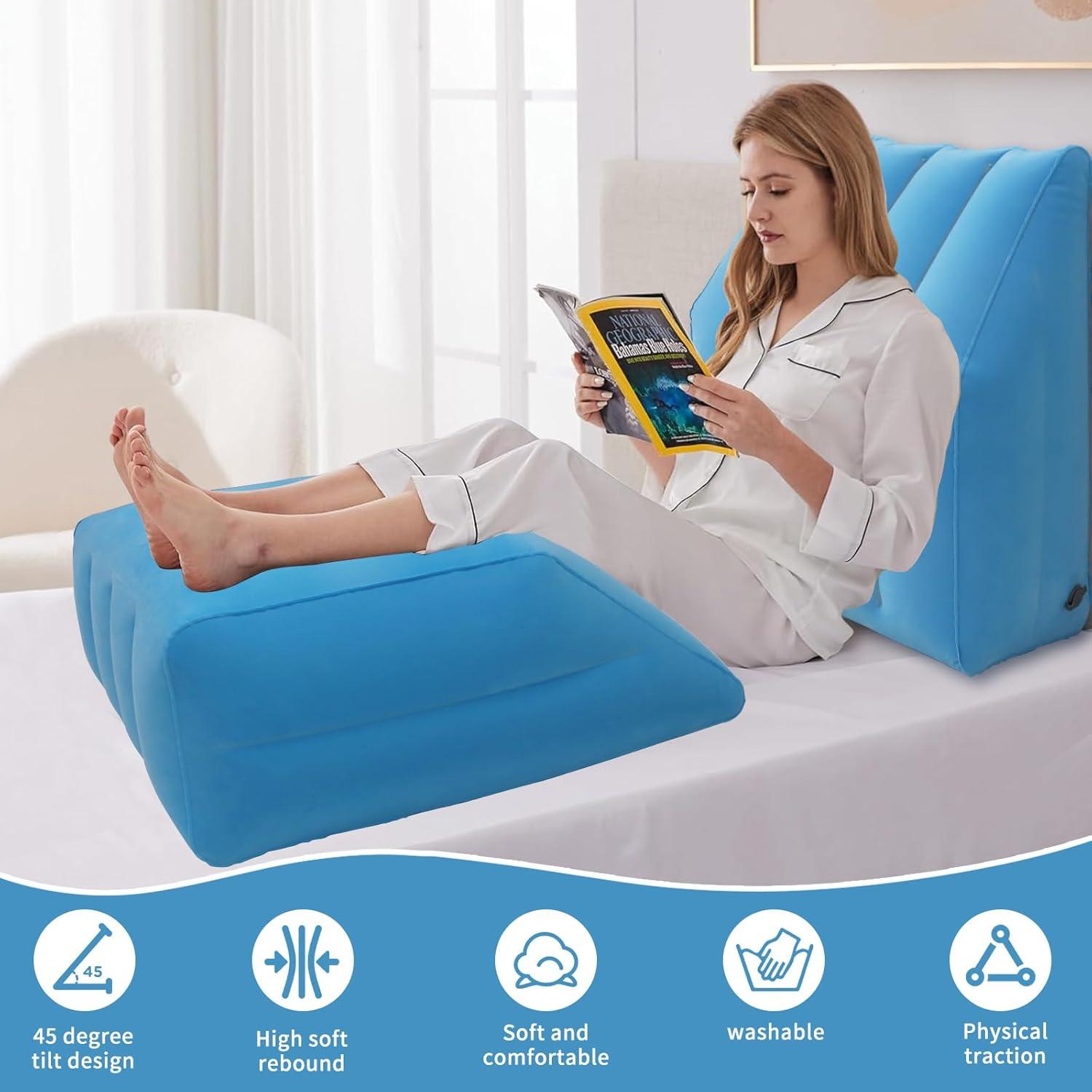 Cuña Inflable para Elevación de Piernas TC LAMROBAM 56.9x61cm