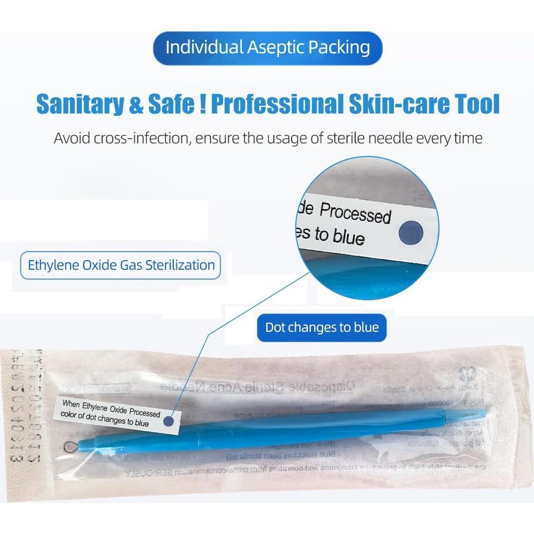 Paquete de 2 Herramientas Desechables Estériles BeiLaiSun para Eliminar Acné