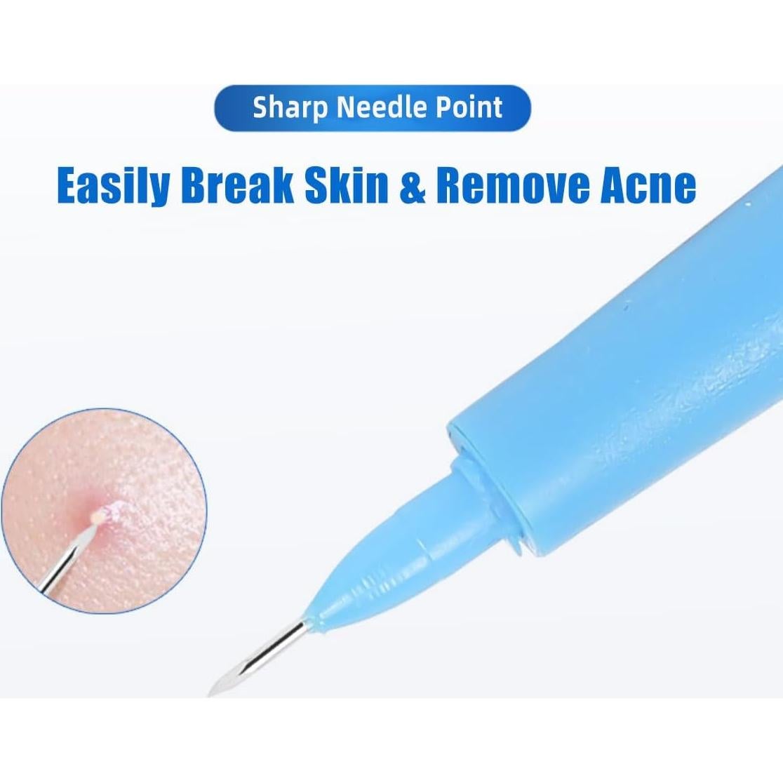 Paquete de 2 Herramientas Desechables Estériles BeiLaiSun para Eliminar Acné