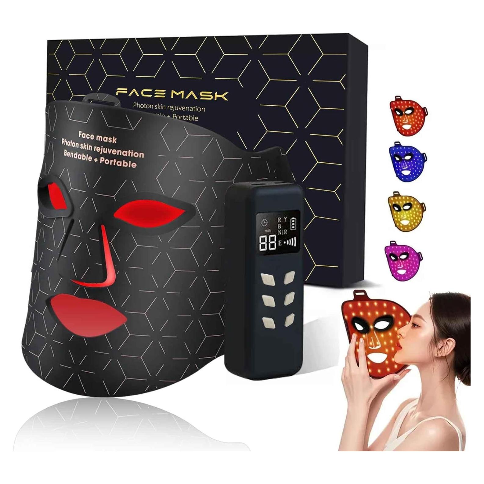 Máscara de Terapia de Luz Roja y Azul Supersred - Cuidado Facial