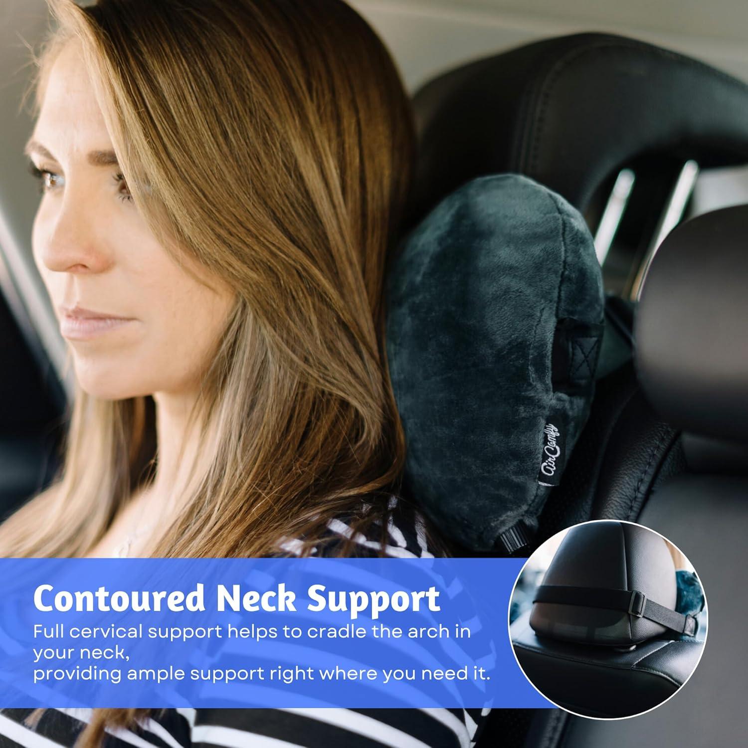 Almohada de Soporte Lumbar AirComfy Ajustable para Viajes