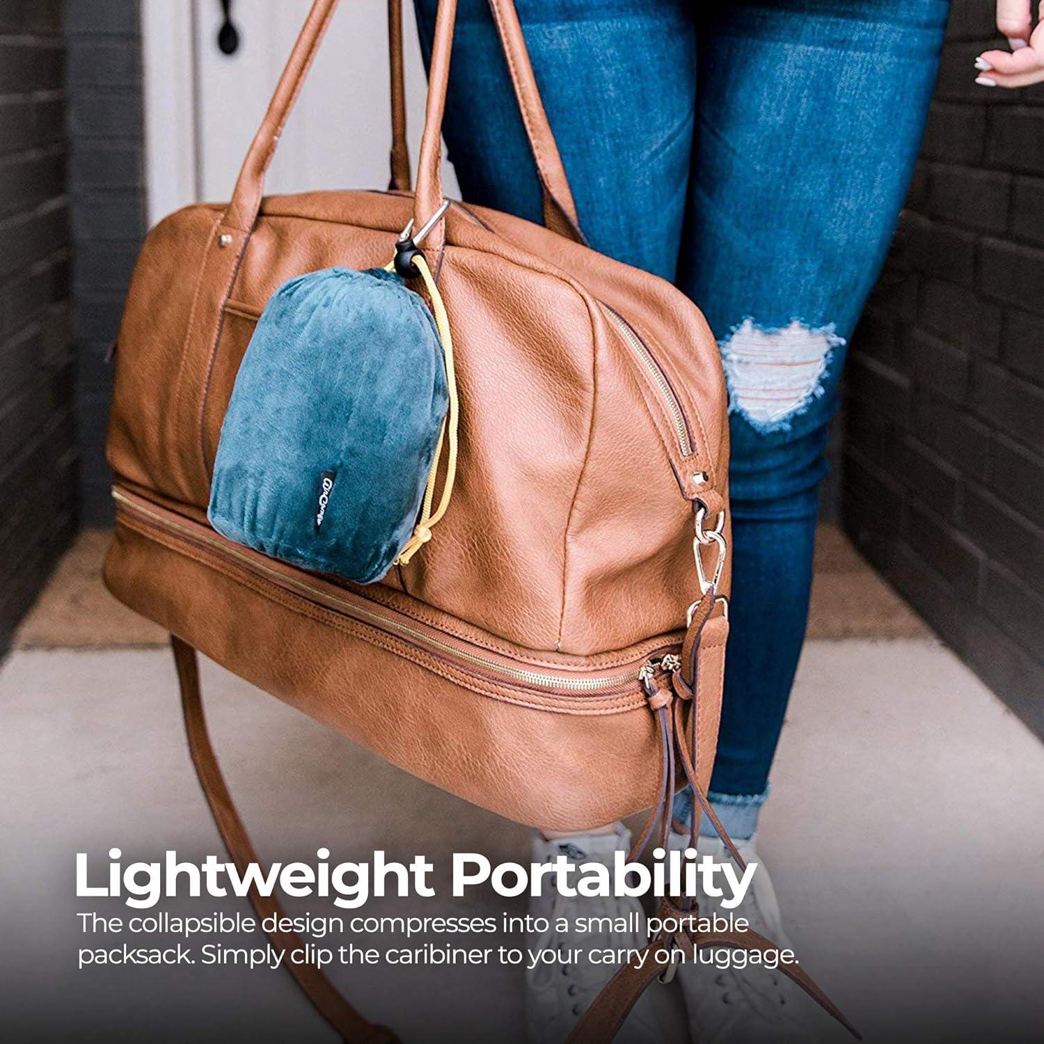 Almohada de Soporte Lumbar AirComfy Ajustable para Viajes