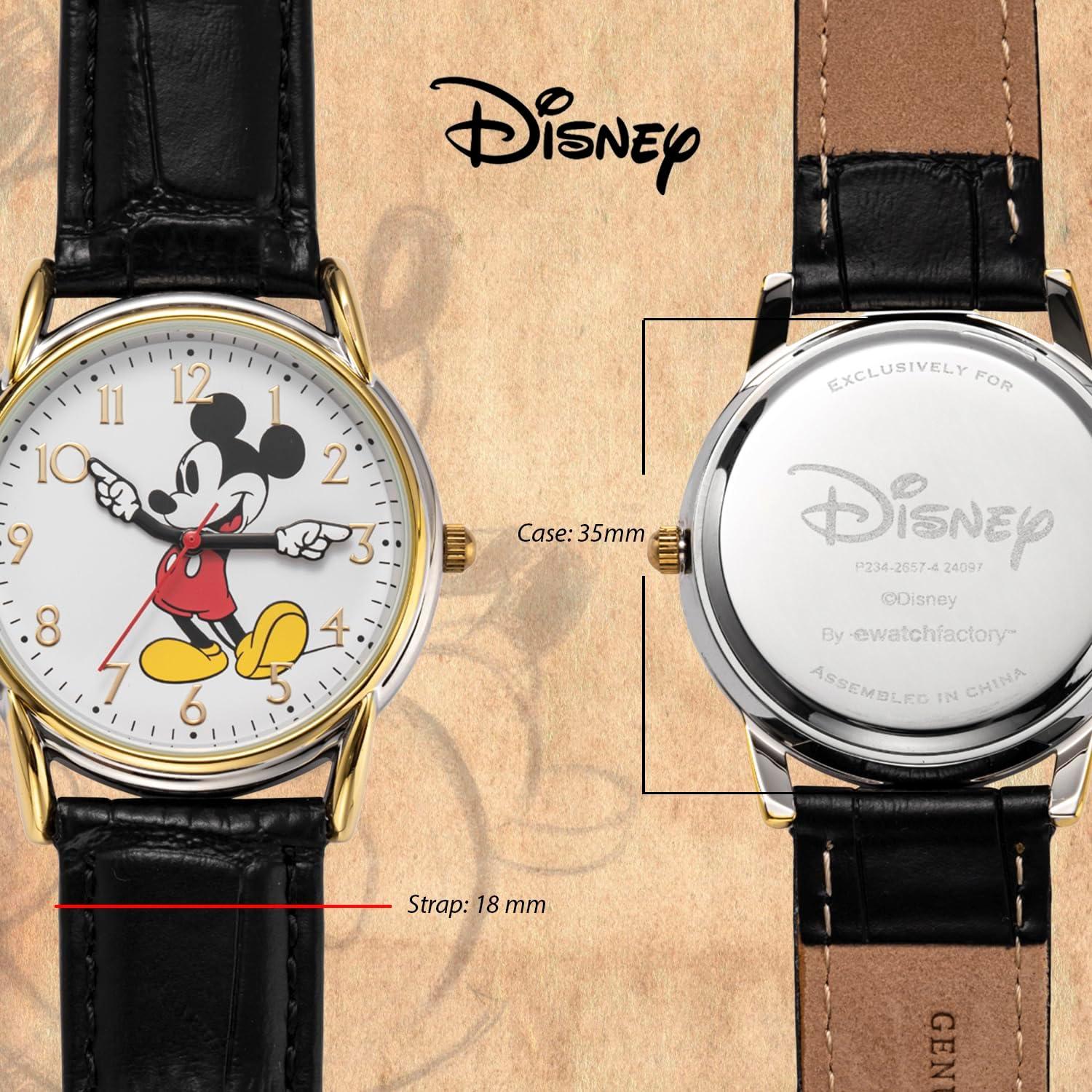 Reloj Vintage Mickey Mouse Disney para Mujeres - Caja 28mm