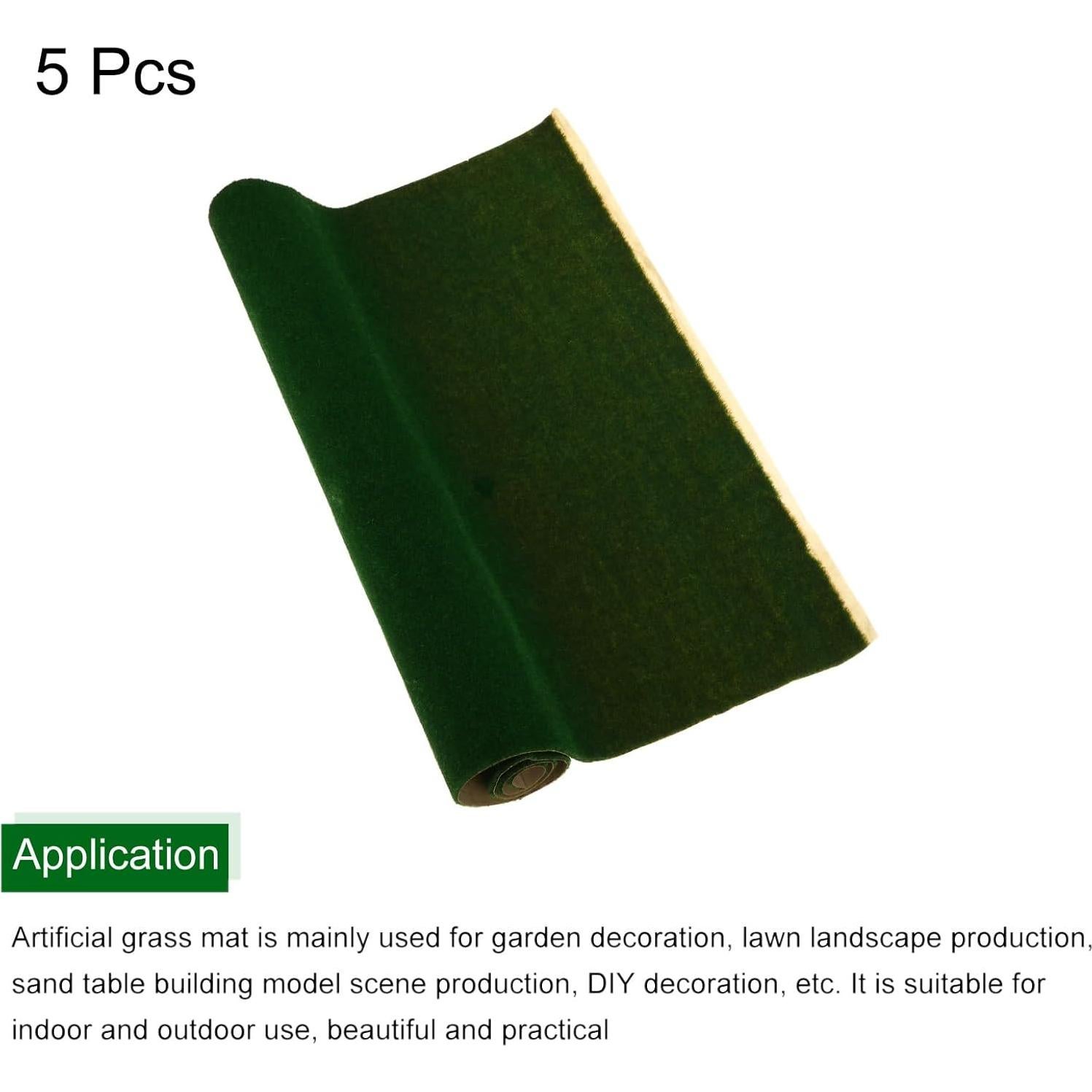 Alfombra de Césped Artificial MECCANIXITY 35x50cm Verde Oscuro