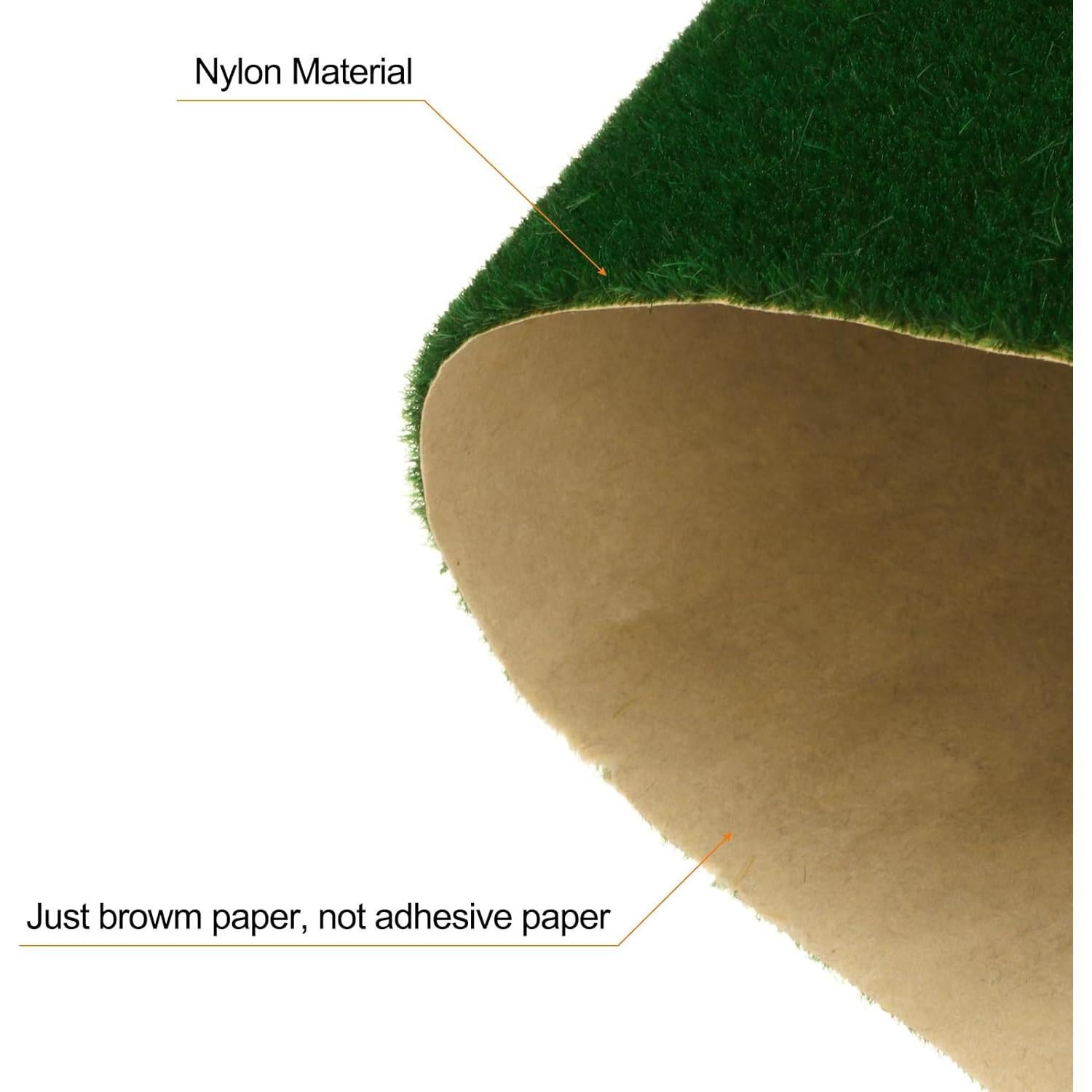 Alfombra de Césped Artificial MECCANIXITY 35x50cm Verde Oscuro