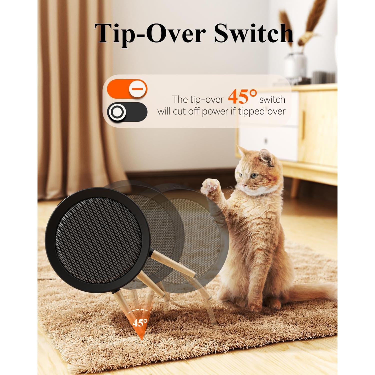 Calentador Eléctrico Gaiatop K-116 Portátil 1000W Negro