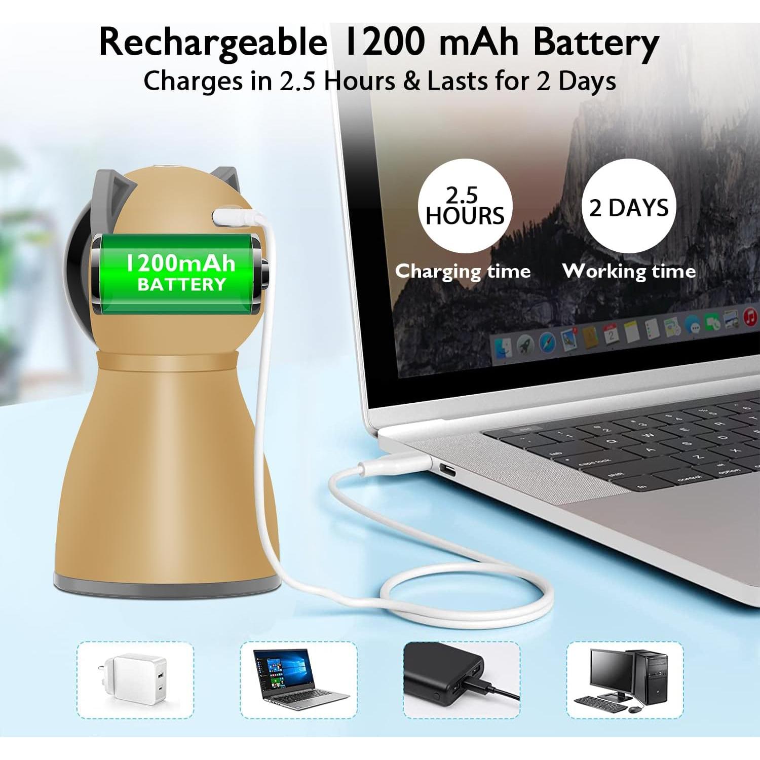 Juguete láser automático para gatos Valonii - Recargable y ajustable