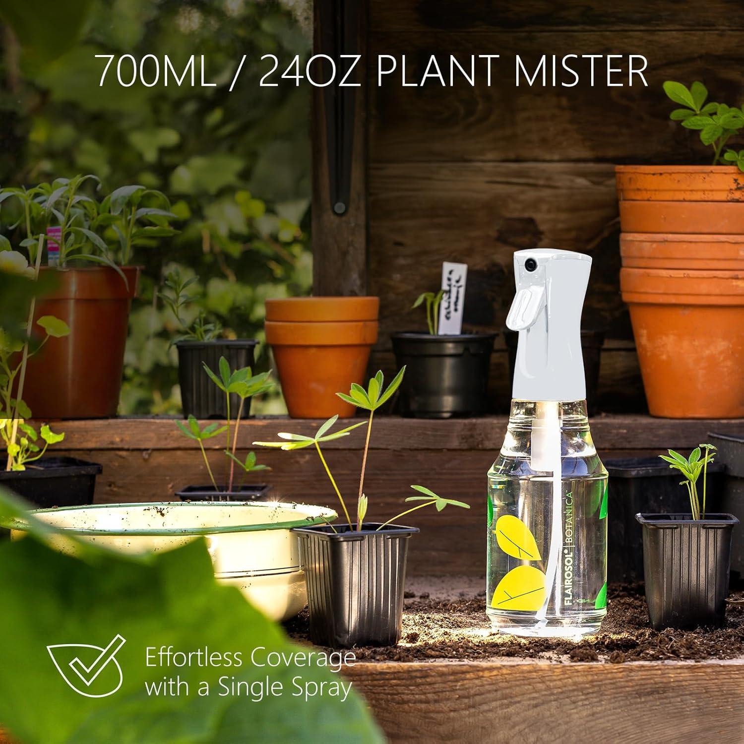 Botella de Spray para Plantas FLAIROSOL 700 ML, Nebulizador a Prueba de Fugas