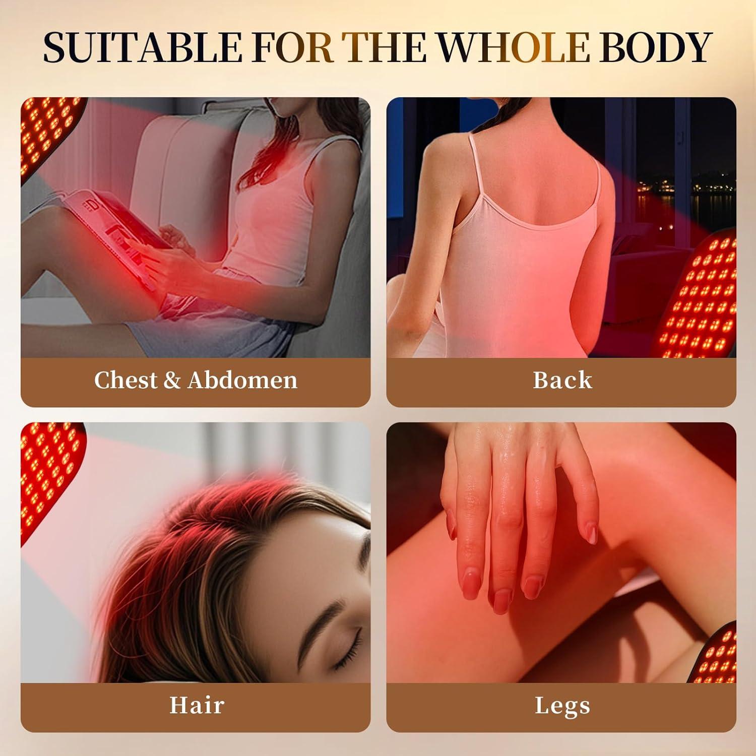 Panel de Terapia de Luz Roja Portátil Shimeng 24.13x18.8cm