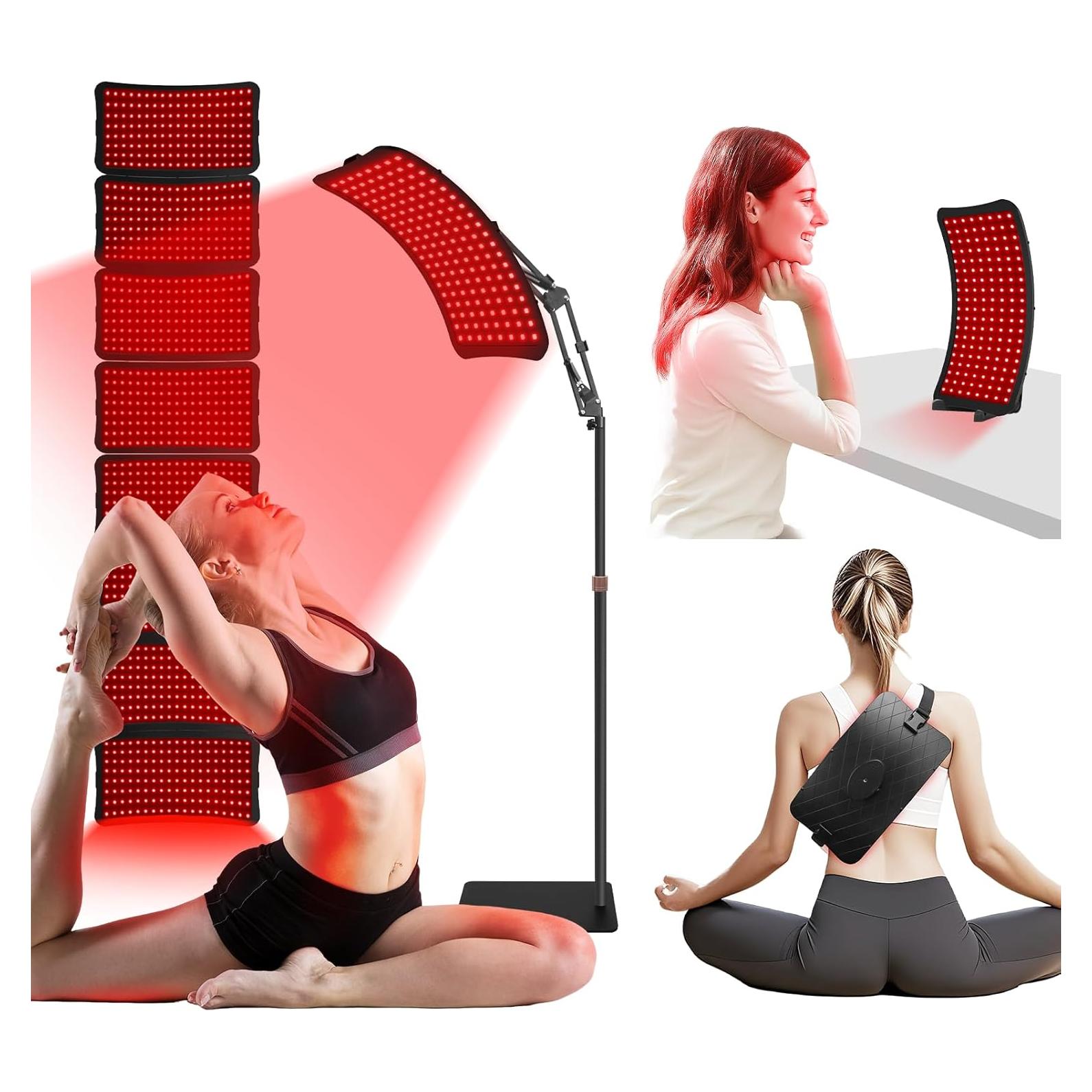 Lámpara de Terapia de Luz Roja Veefy 4-en-1 660nm y 850nm