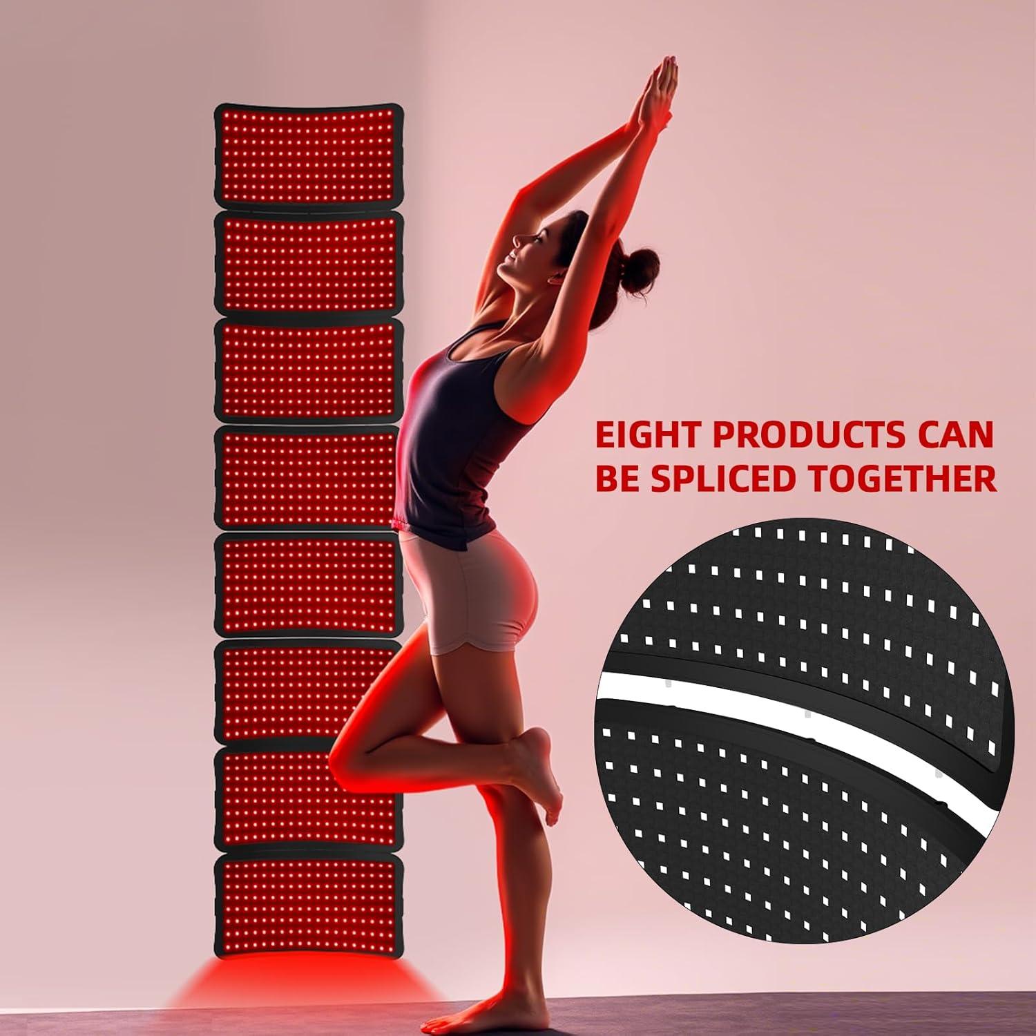 Lámpara de Terapia de Luz Roja Veefy 4-en-1 660nm y 850nm