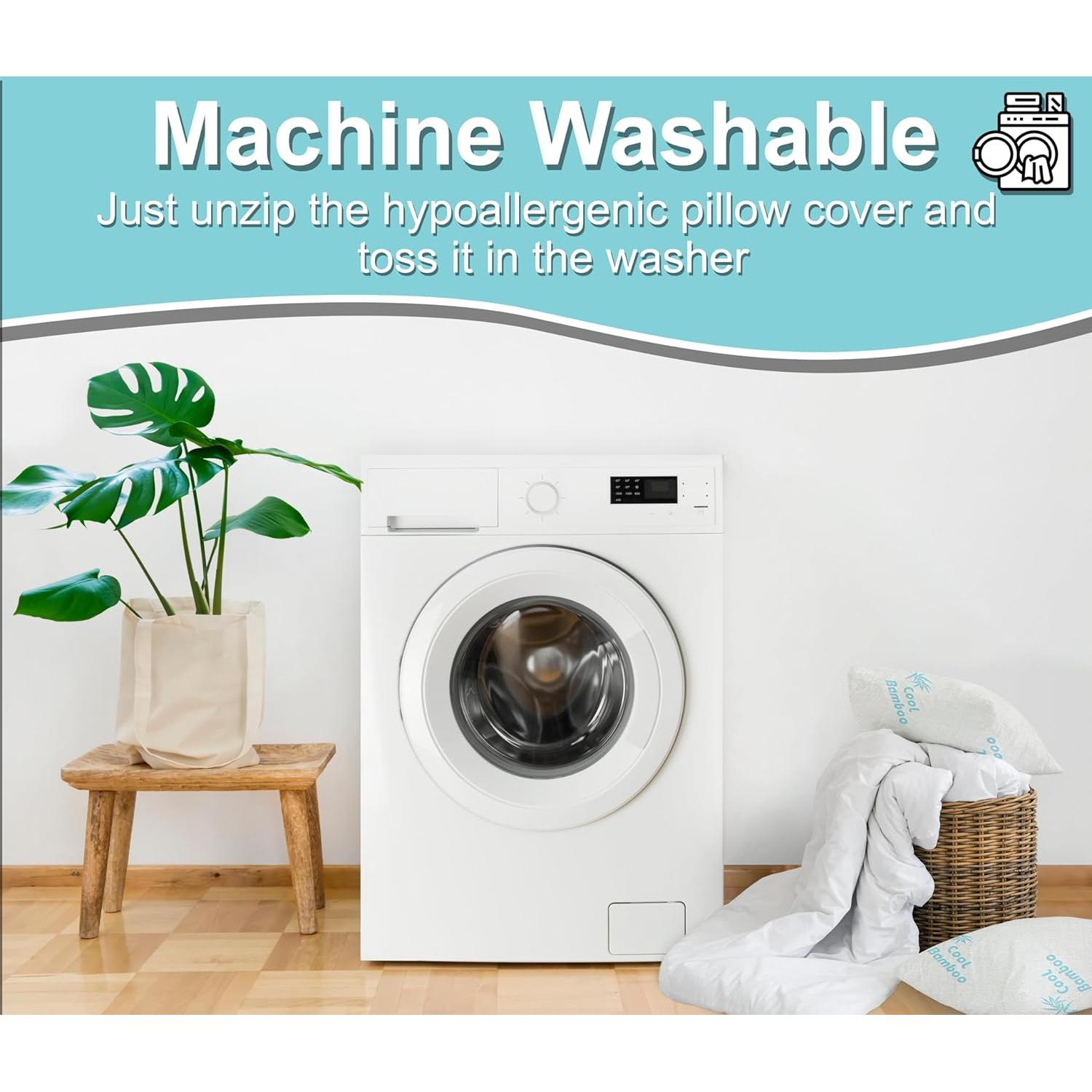 Funda de Almohada Kova KH Harper Queen 2 Piezas Rayón Bambú