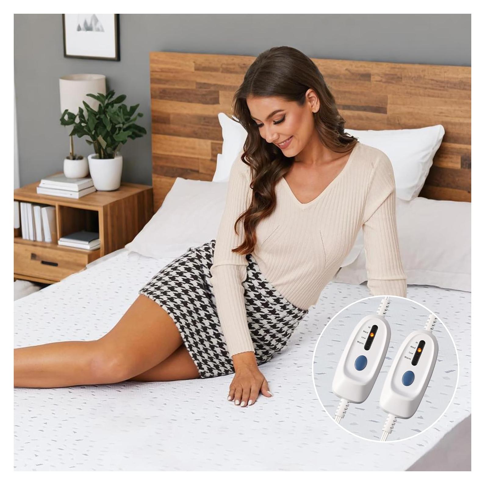 Almohadilla Eléctrica King SUNNY HEAT 198x203cm 4 Niveles Calor