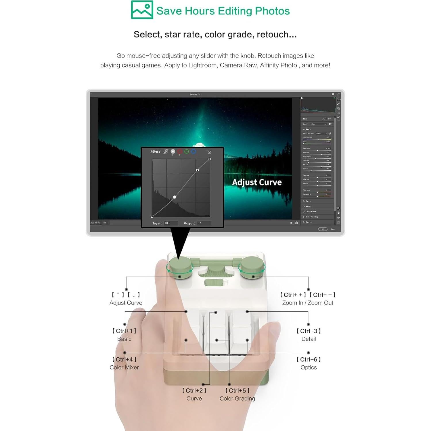 Teclado Gaming Macro Programable Hangzhou 6 Teclas RGB Verde