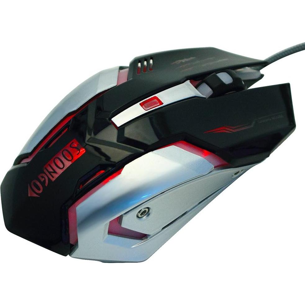Ratón Gaming SOON GO Ajustable 3200 DPI USB con 4 Luces LED