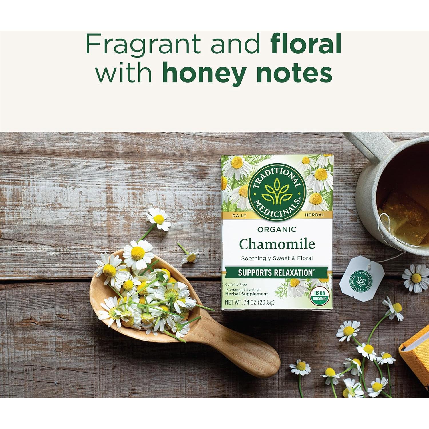 Té de Manzanilla Orgánica Tradicional 96 Bolsitas - Calmante