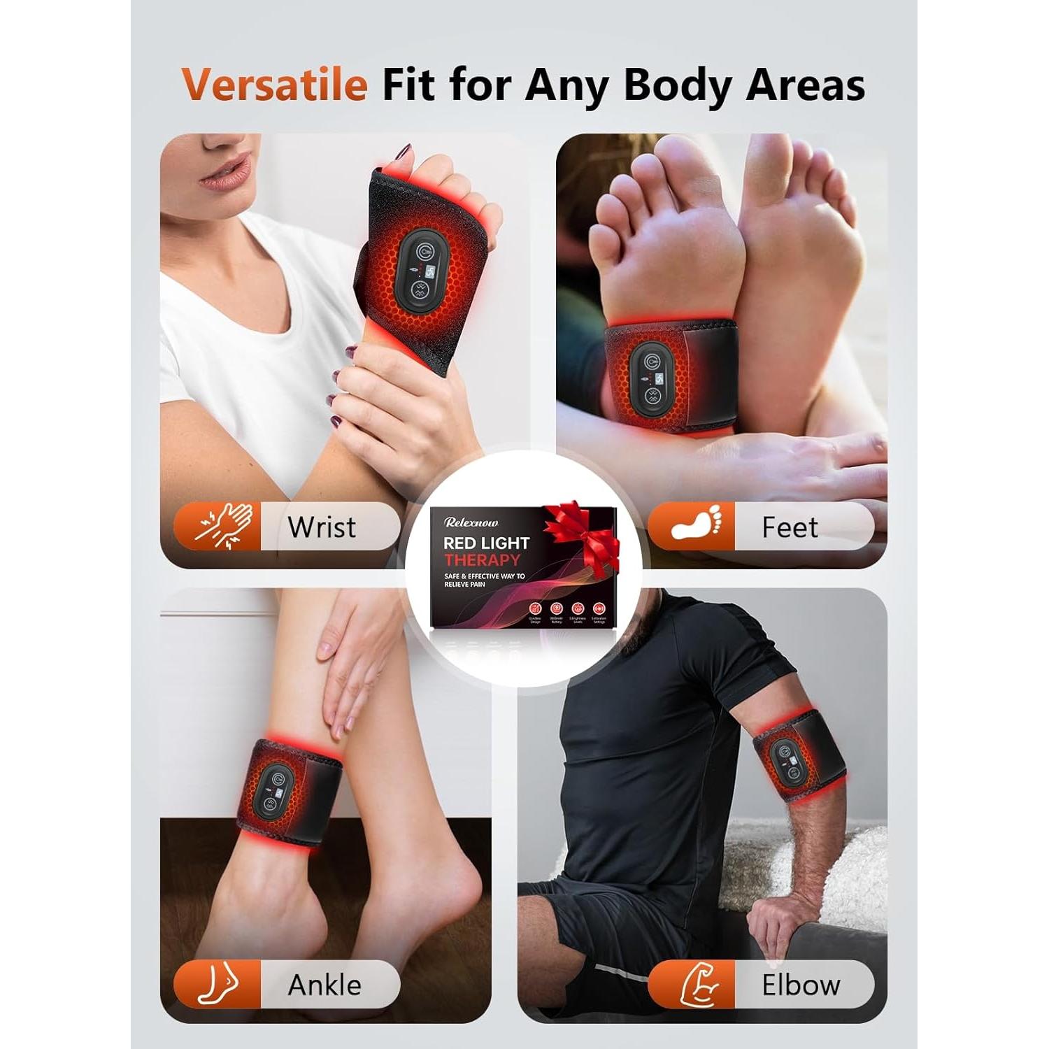 Terapia de Luz Roja Inalámbrica RelexNow para Manos y Muñeca