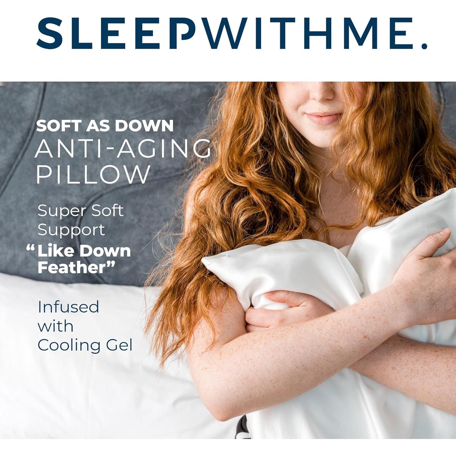 Almohada Cervical Suave sleepwithme. Anti-Envejecimiento 45x33cm