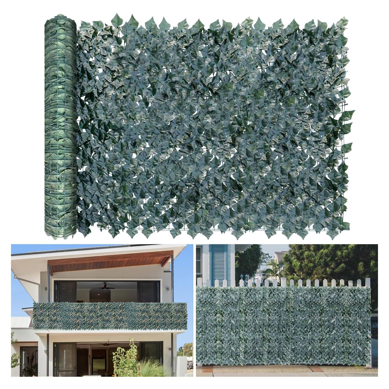 Pantalla de Privacidad Hiedra Artificial TANG 1.83x4.27m Verde