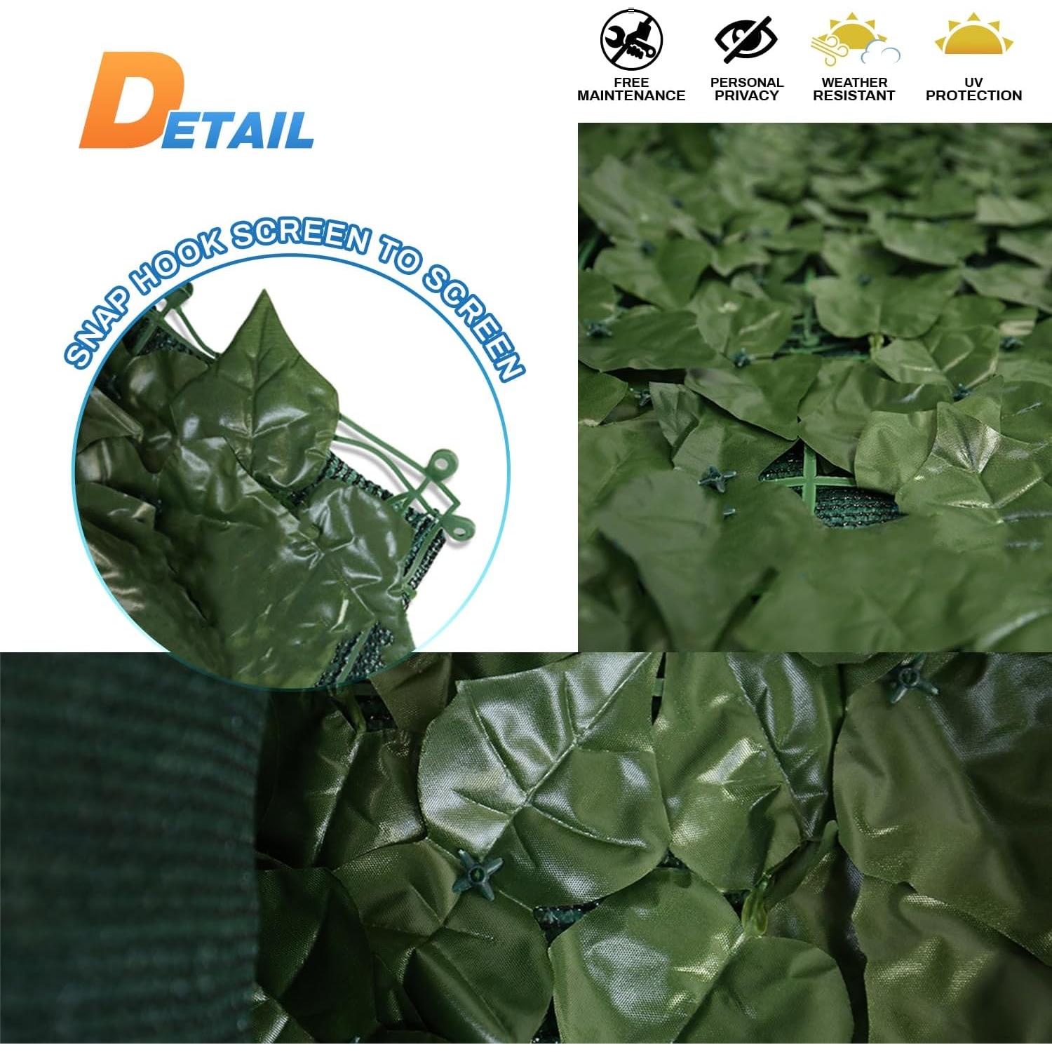 Pantalla de Privacidad Hiedra Artificial TANG 1.22m x 3.05m