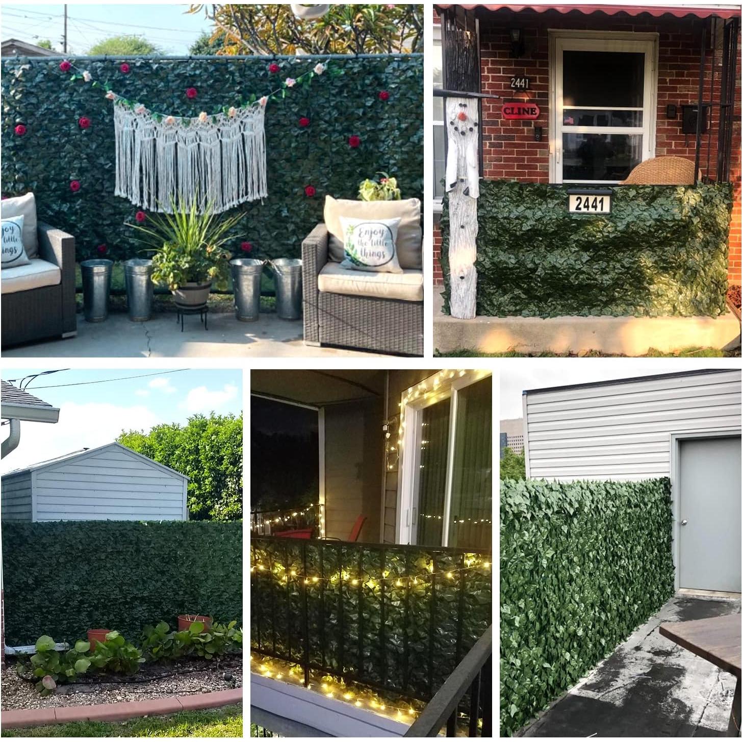 Pantalla de Privacidad Hiedra Artificial TANG 1.22m x 3.05m