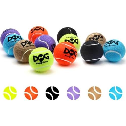 Pelotas Chirriantes para Perros INSUM - Paquete de 12 Colores