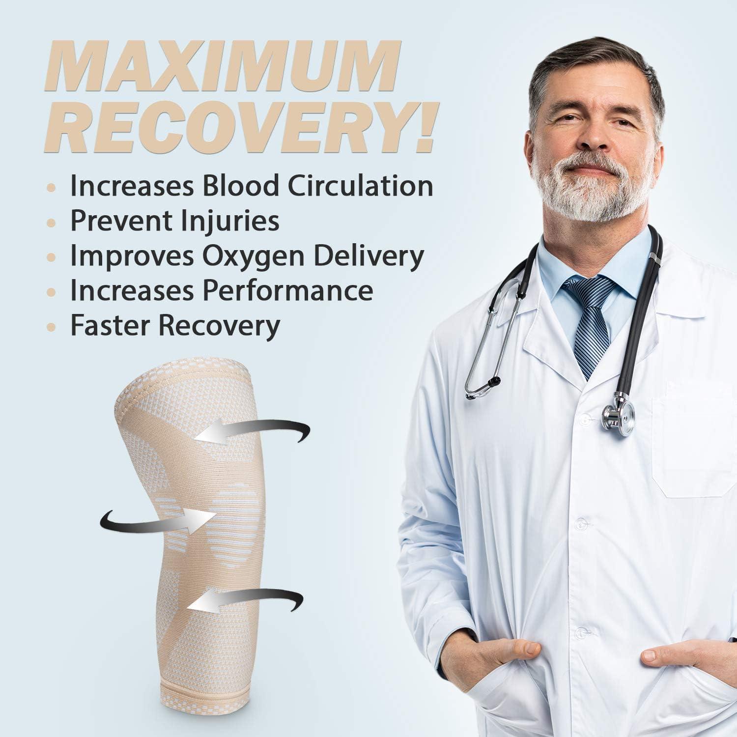 Manga para Rodilla PowerLix - Soporte Unisex para Dolor - Pequeño