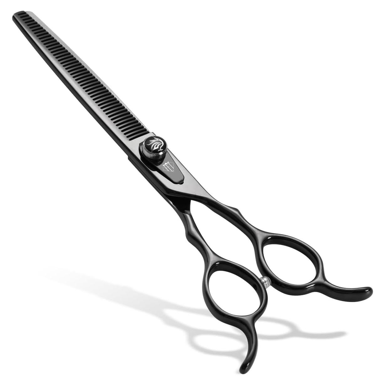 Tijeras de Desbaste FENICE TOTEM 17.8 cm Acero Inoxidable Negro