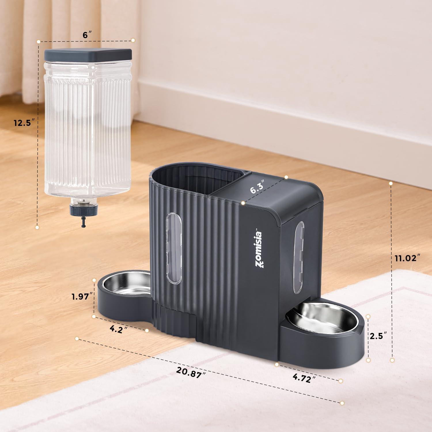 Comedero y dispensador de agua automático Apollo 4L negro