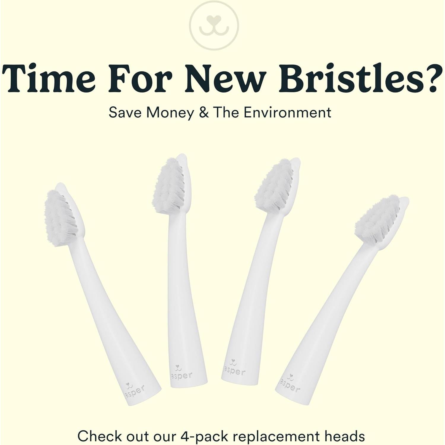 Cepillo de Dientes Microbrush Jasper para Gatos y Perros Pequeños