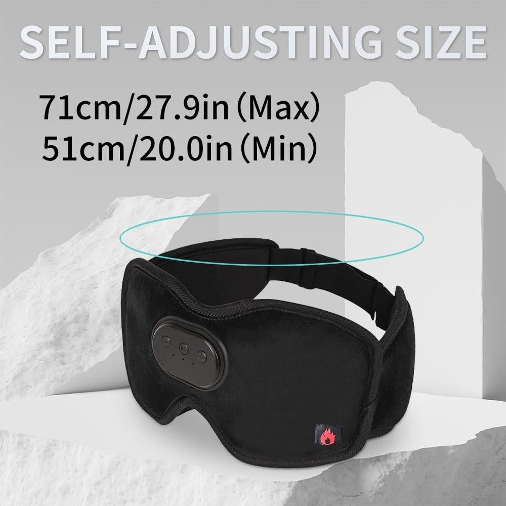 Máscara de Ojos Calentada SYPVRY con Auriculares Bluetooth