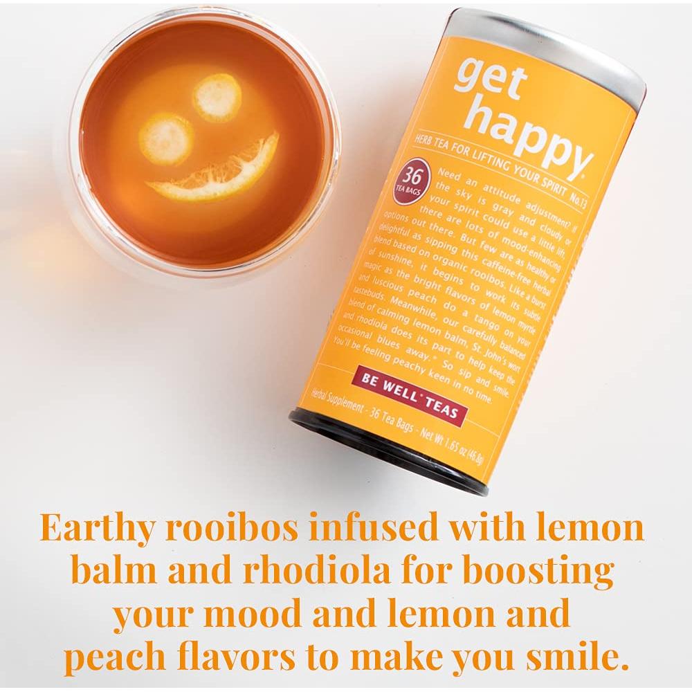 Té de Hierbas La República del Té Get Happy 36 Bolsitas