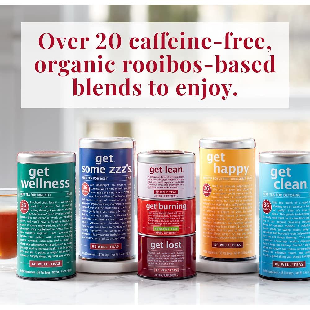 Té de Hierbas La República del Té Get Happy 36 Bolsitas