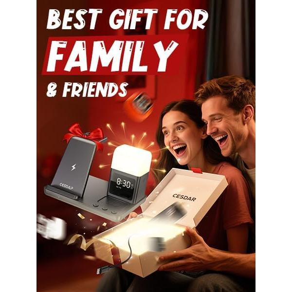 Estación de Carga Inalámbrica 6 en 1 CESDAP para iPhone y Apple Watch