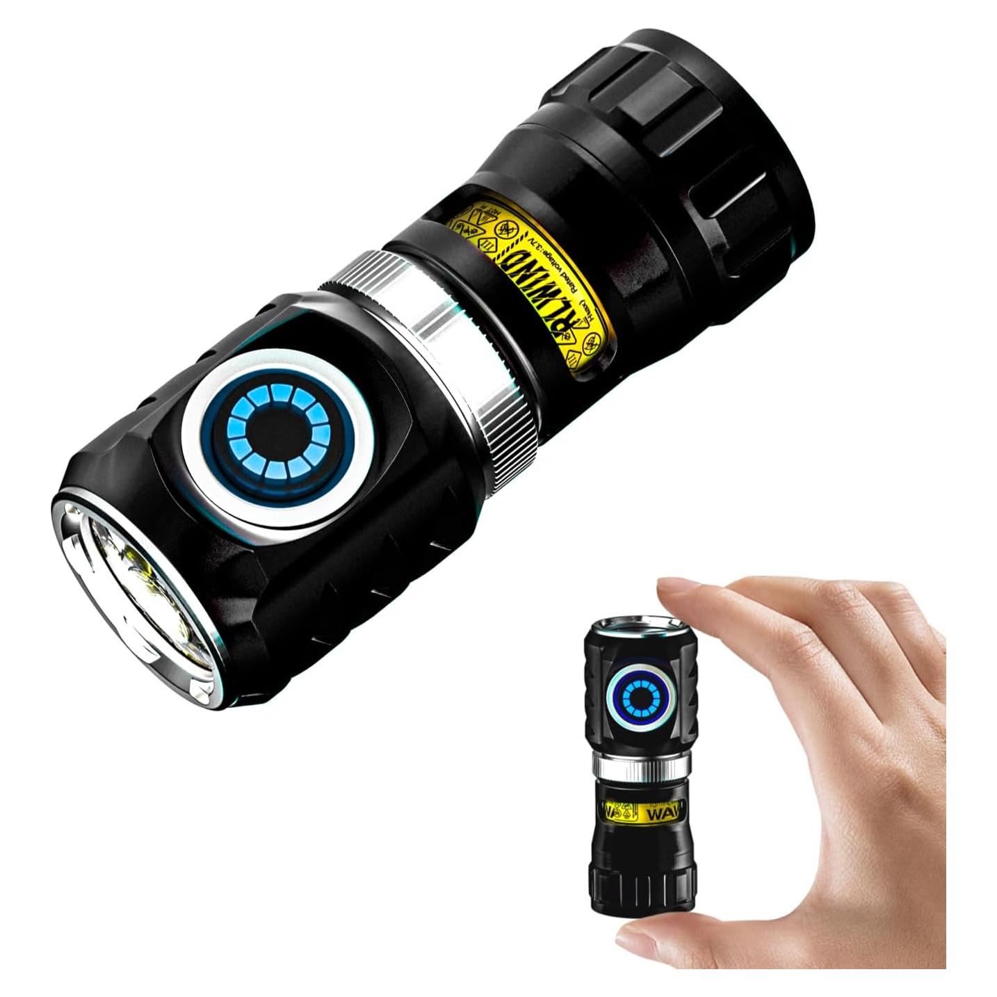 Linterna EDC WARSUN FXXF Recargable 1000 Lúmenes Compacta