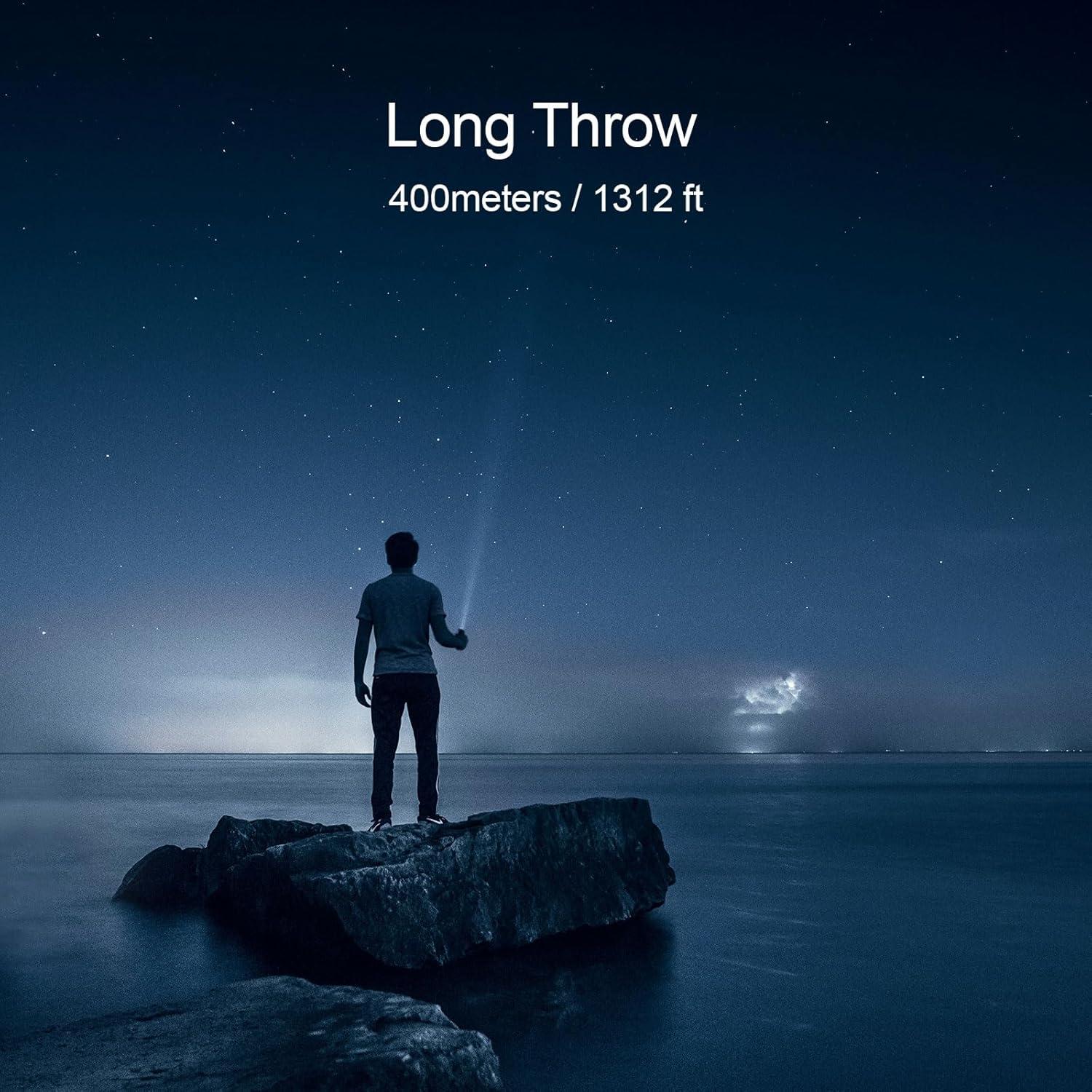 Linterna EDC RovyVon S21 3000 Lúmenes IP68 400m Alcance