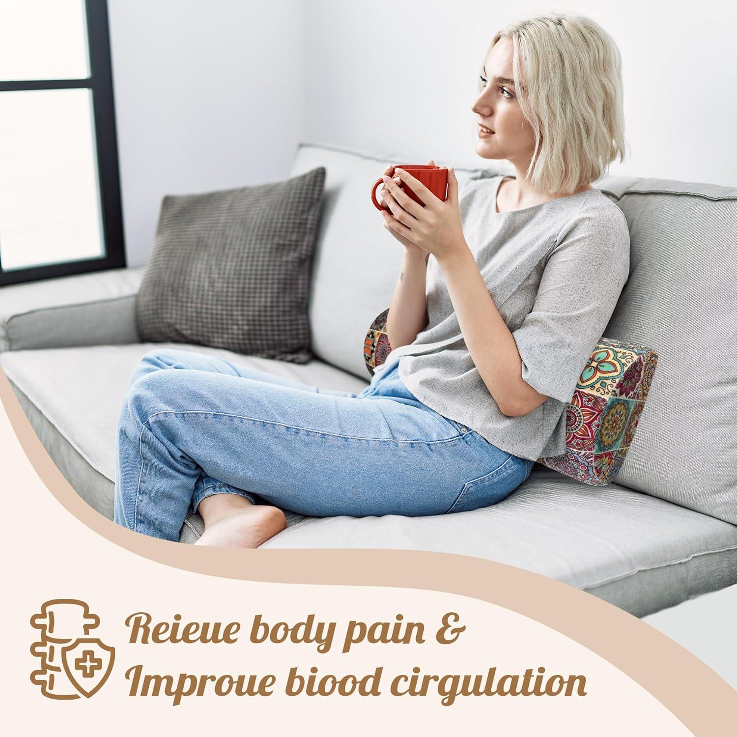 Almohada de Media Luna para Rodillas wxmbdzq - Espuma Viscoelástica