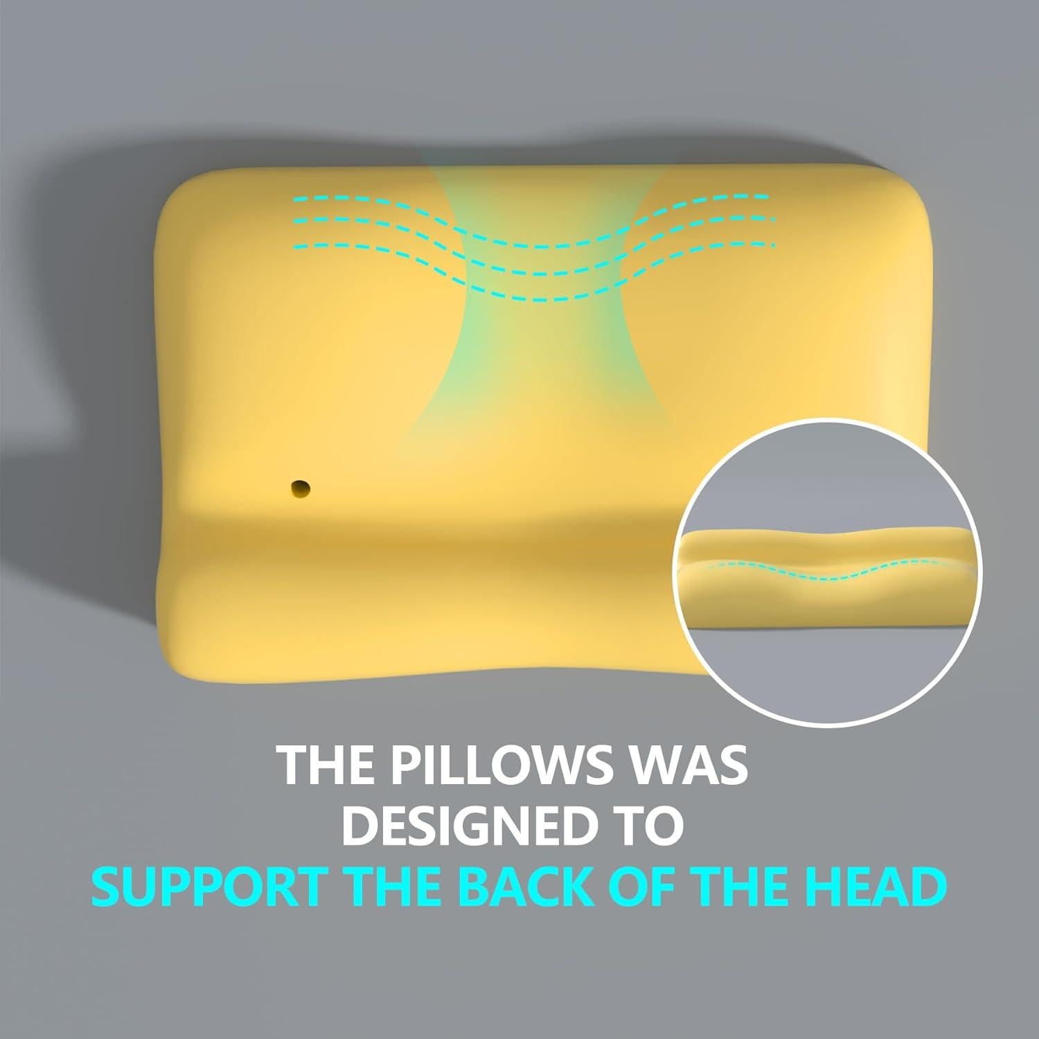 Almohada Cervical RESTCLOUD de Espuma con Memoria Firme 60x40cm