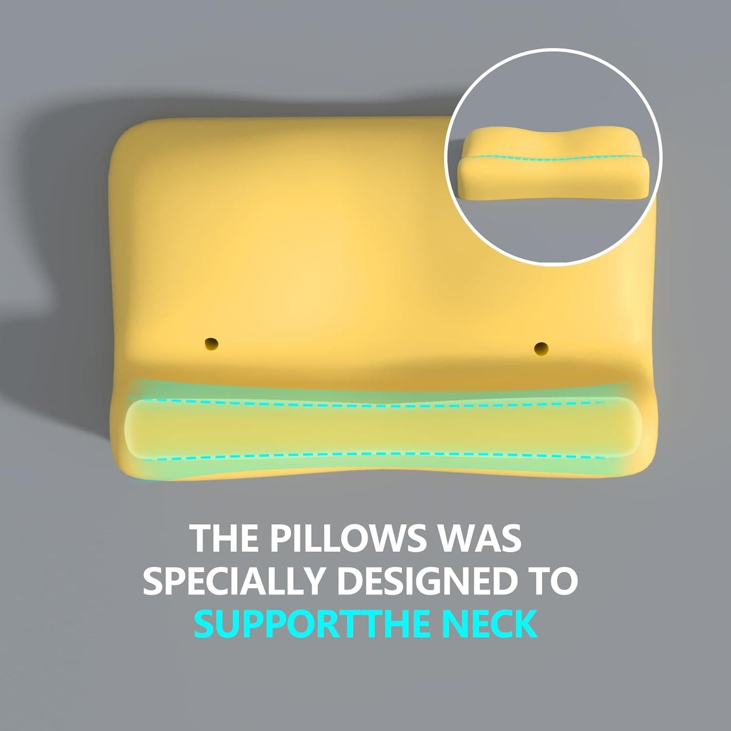 Almohada Cervical RESTCLOUD de Espuma con Memoria Firme 60x40cm