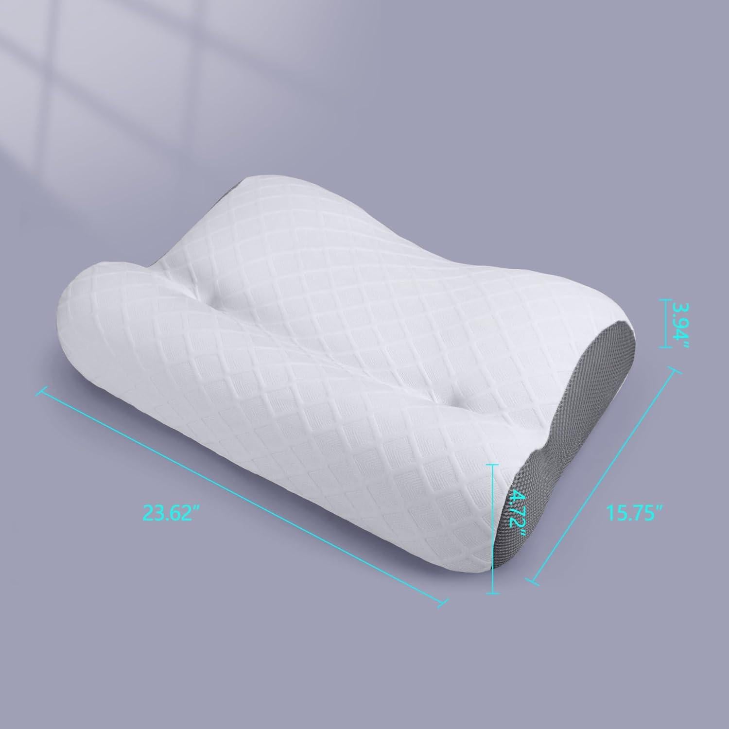 Almohada Cervical RESTCLOUD de Espuma con Memoria Firme 60x40cm